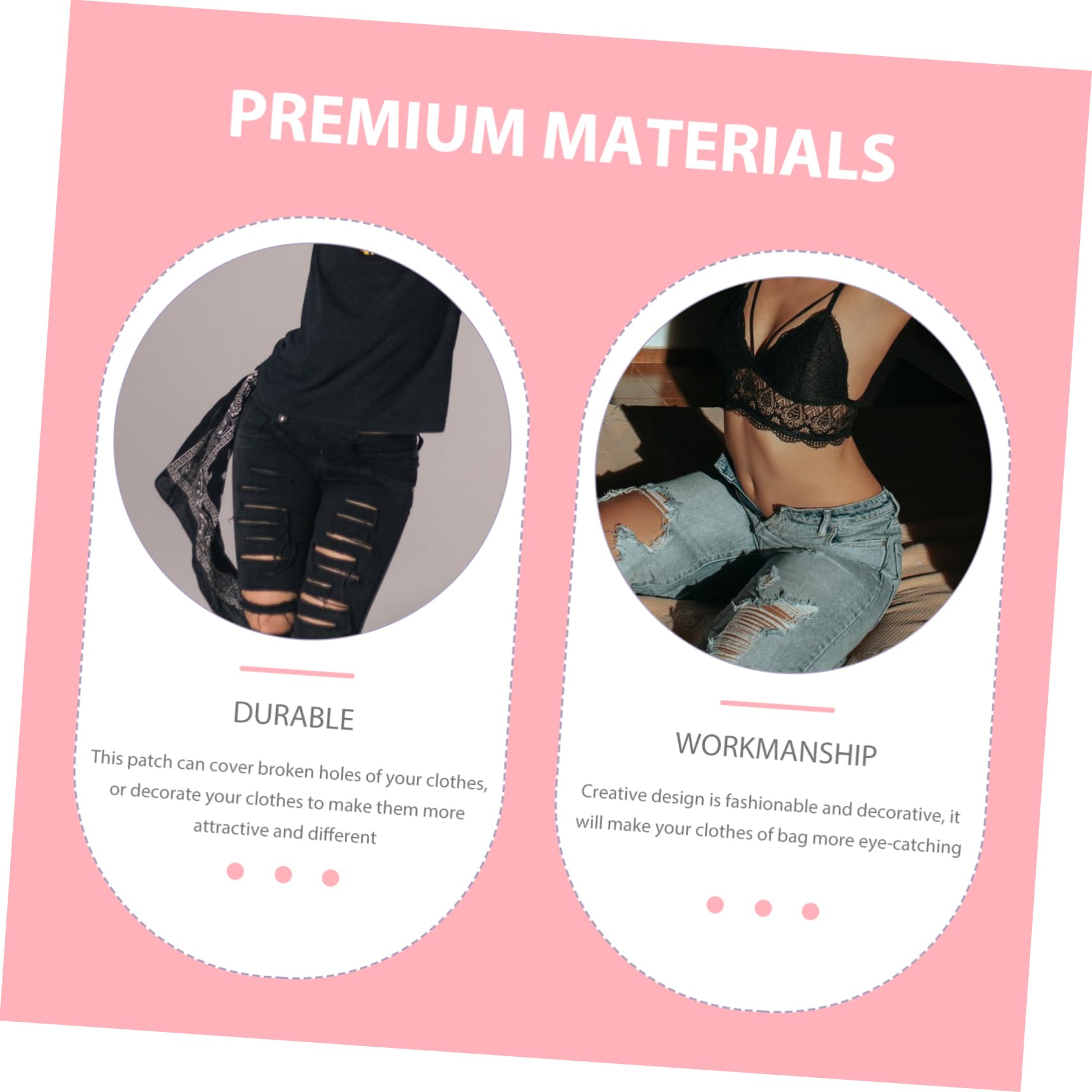 Ciieeo 5 Sets Jungen- Und Mädchenfreundliche Vielseitige Patches Für Kleidung Nähapplikationen Für T-shirts Mäntel -potenzial 12 Stück * 5