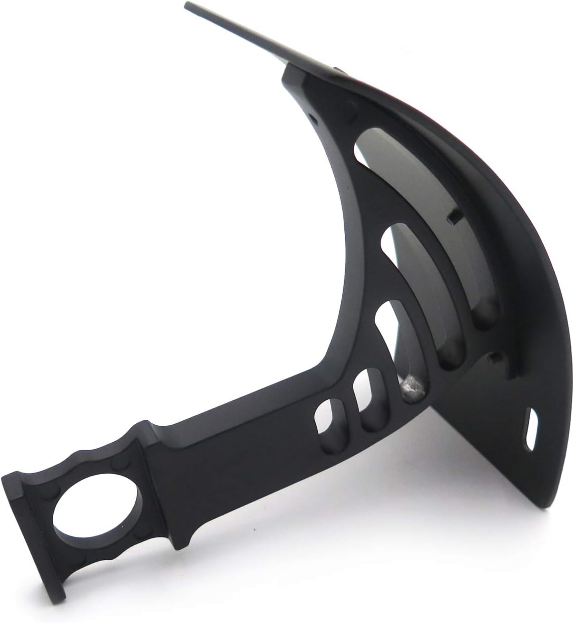 HONGK- Curved Mount License Plate Tag Holder Bracket Compatible with Cbr 900R 929R 954R Rc51 Black [B01C0SRNUY]
