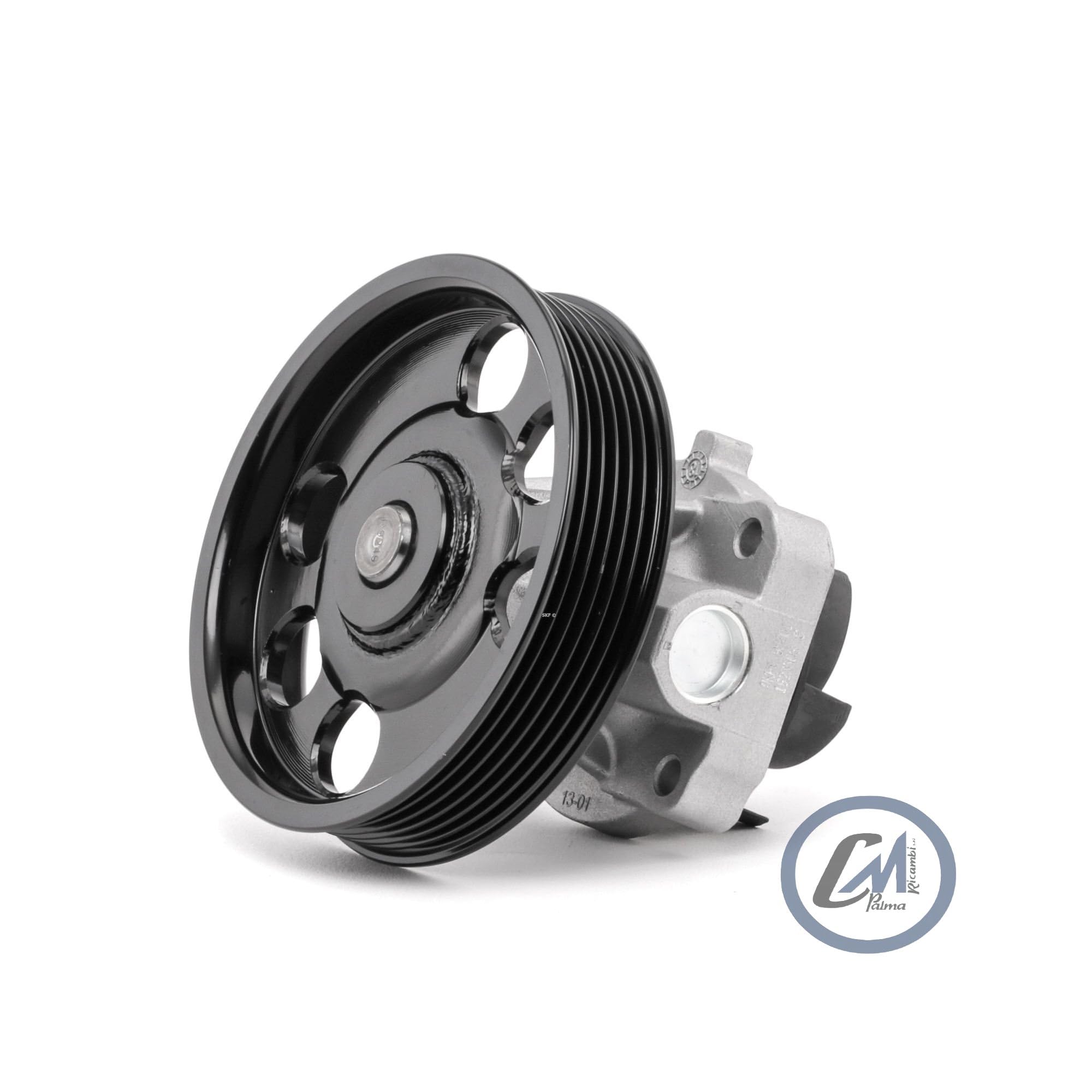 KIT DISTRIBUZIONE SKF CON CATENA MODIFICATA RINFORZATA + POMPA ACQUA PER MITO PANDA PUNTO 500L 1.3