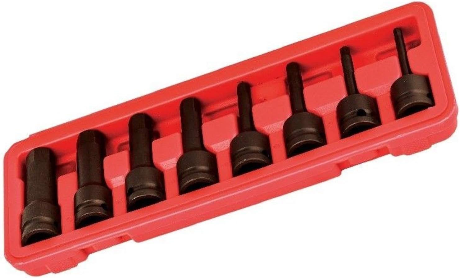 1/2" DRIVE DR BLACK METRIC MM HEX KEY ALLEN WRENCH BIT SET FOR IMPACT