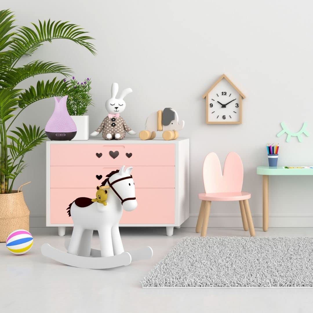 BOT diffusore di aromi elettrico per oli essenziali con Alexa e Google Home. 4 in 1 lampada profumata decorativa, purificatore d'aria e umidificatore (legno scuro)