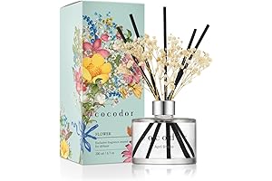 COCODOR Preserved Flower Reed Diffuser: A Refreshing Oasis for Your Bedroom