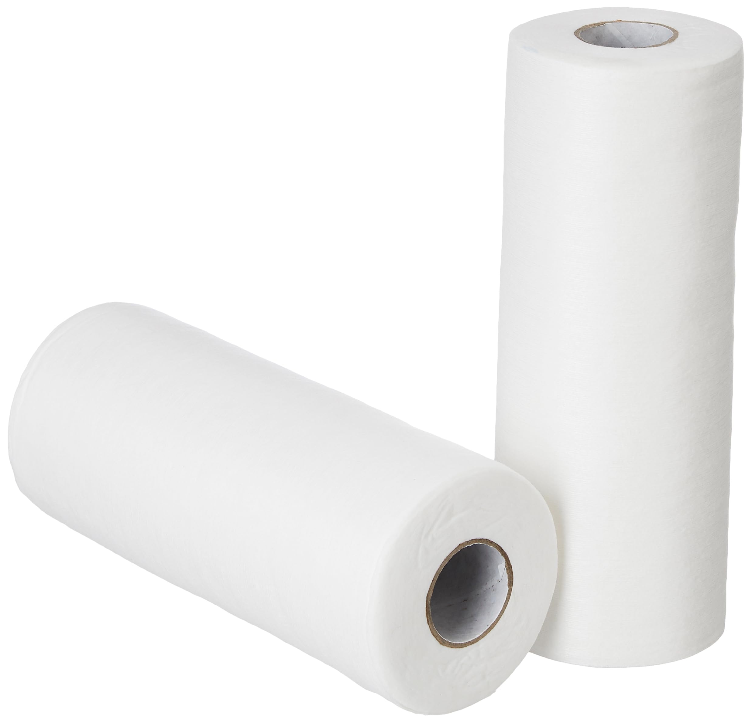 Amazon Brand - Presto! Non-Woven Reusable Kitchen Towel Roll | 50 Pulls | 100 Sheets (Pack of 2) | Size: 20 x 22 cm | White | Washable | Highly Absorbent | For Daily Use 1