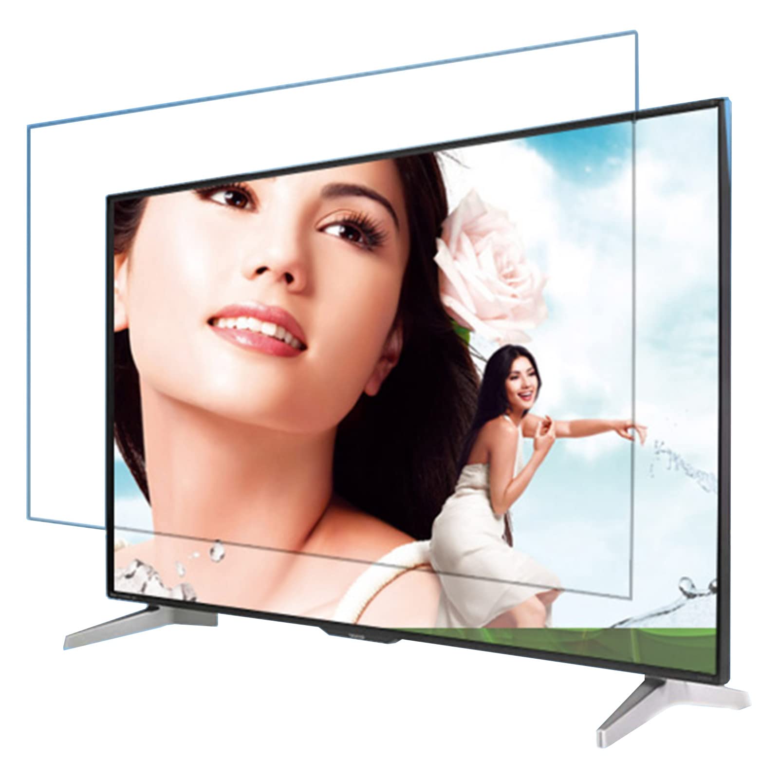 Matowa ochrona ekranu przed niebieskim światłem, antyodblaskowa wyświetlacz LCD LED ochraniacz ekranu chroni ekran przed zarysowaniami ultraprzezroczysta folia, łagodzi zmęczenie oczu, 40 cali (875 * 483)