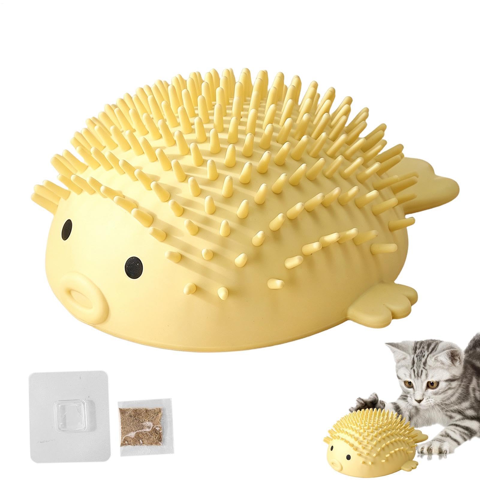 Cat Self Groomer Globefish Self Grooming Massage Comb with Catnip
