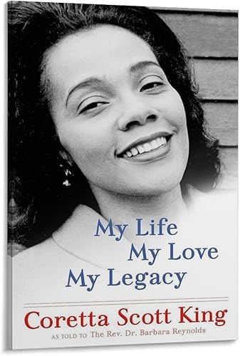 Coretta Scott King - Póster feminista vintage con cita en blanco y negro, póster de lienzo para decoración de pared, pinturas para sala de estar,