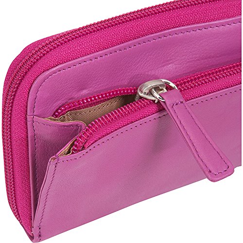 Cashmere Woman's Zipper Clutch Wallet Color: Black4