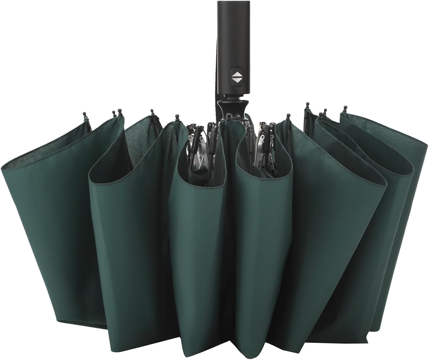 GAOYAING 46 Inch Large Automatic Rain Umbrella - Windproof Travel Lightweight Travel-Ready, Heavy Duty 12-Rib 210T Fabric, Portable with Protective Sleeve