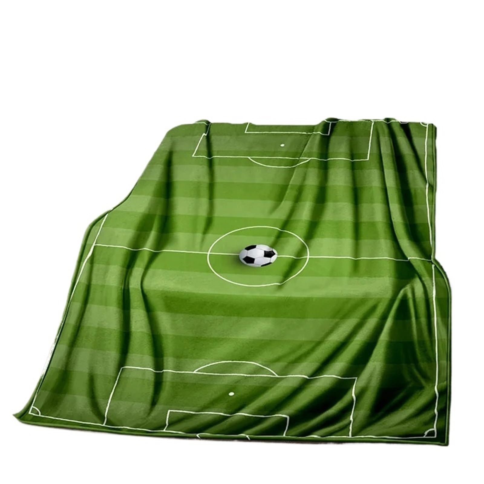 WSQHAO Football Field Soccer Sport Soft Blanket, Throw For Home Bedroom Bed Sofa Travel for Bed Couch(Color7)