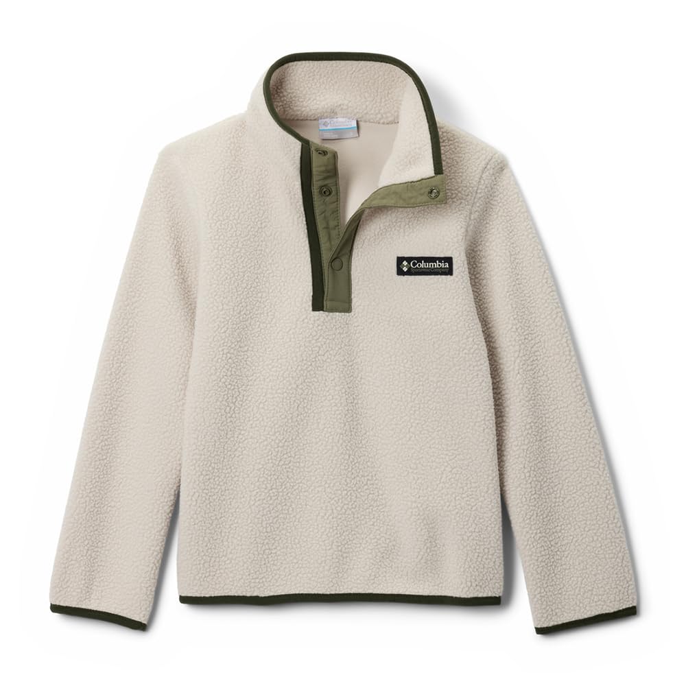 Columbia Młodzieżowy polar Helvetia 2 Half Snap Fleece, Polar Pull Over, Dark Stone, Stone Green, XL