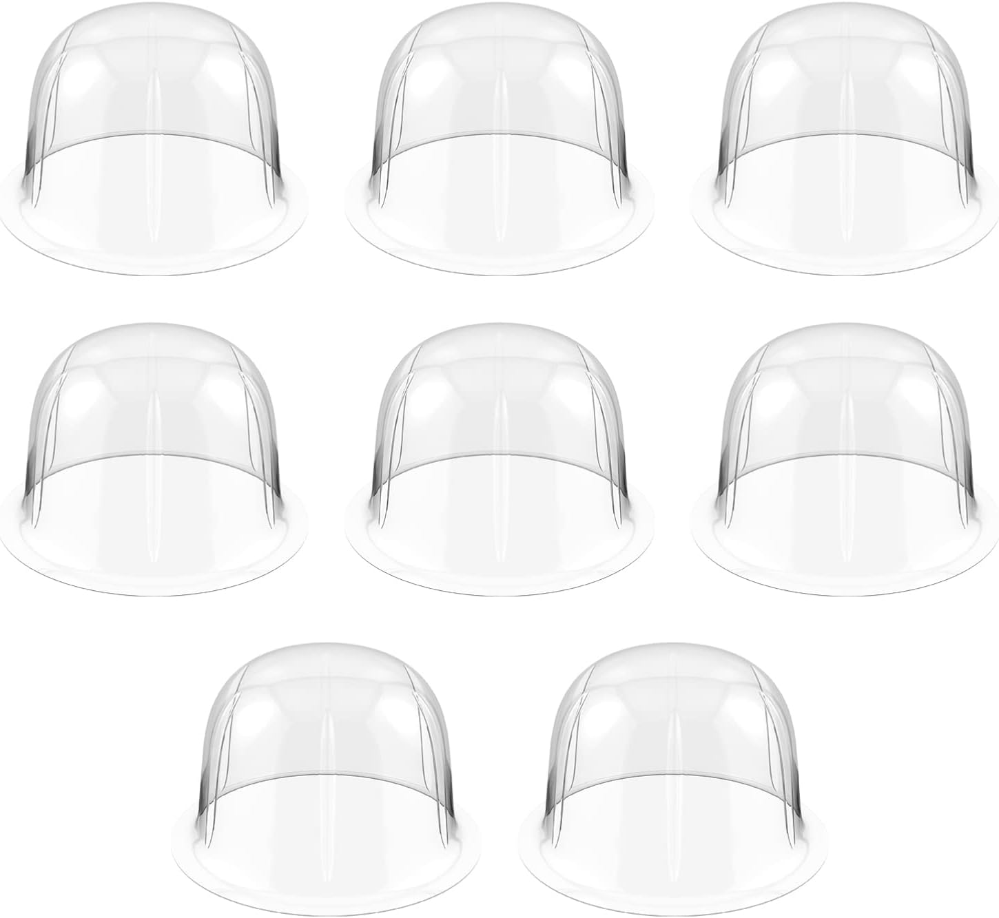GALPADA 8pcs Hat Stands Hat Display Holders Wig Holder Rack Tabletop Dome Hat Rack Wig Stand Hat Organizer Racks Stands for multiple wigs hats, helmet, and cap ( 57CM/ 22.4inch White )