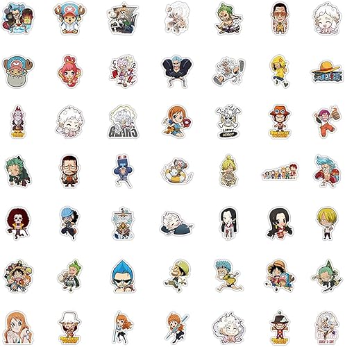 Miniatura 4 de Lindas calcomanías de dibujos animados de anime, 100 calcomanías de vinilo impermeables para botella de agua, portátil, cuaderno, álbum de recortes,