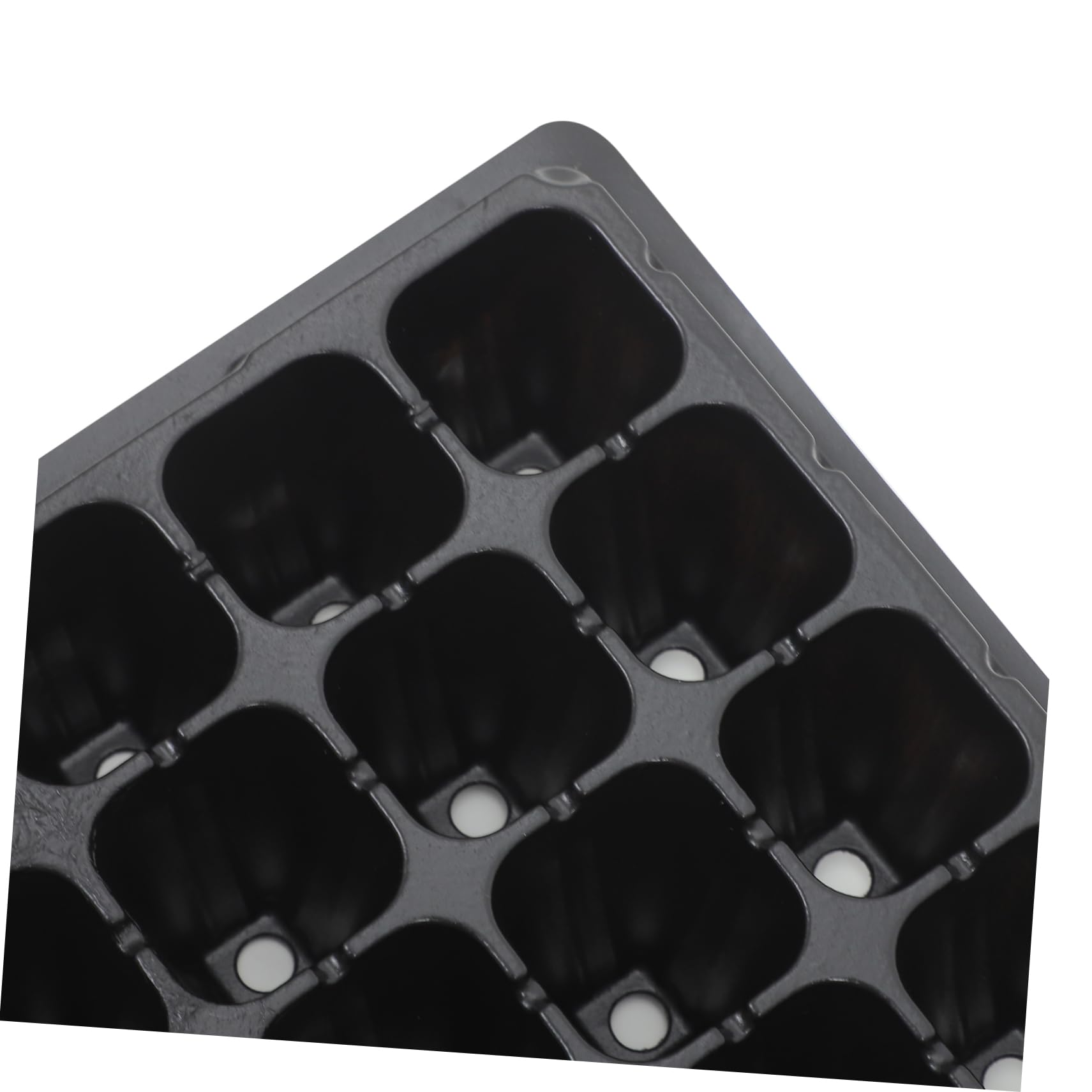 ibasenice 10 Plaques de Culture Alvéolées Rigides pour Semis, 128 Cellules, PVC, Lot de 10, Pépinière et Culture des Plantes pour Jardinage Maison