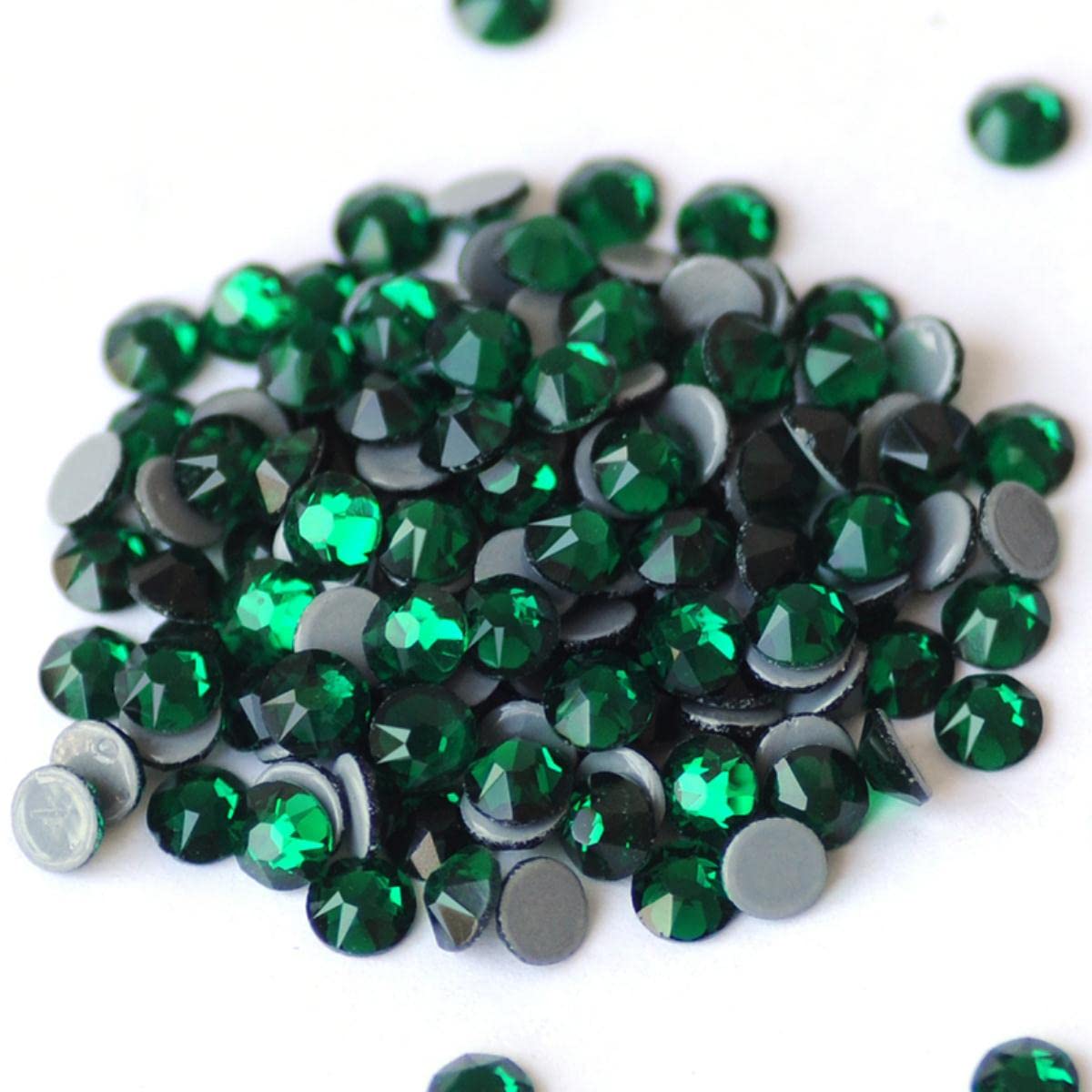 8 gros 8 petites pierres et cristaux couture dos plat Strass bricolage correctif strass pour vêtements-pêche légère, SS16 1440 pièces
