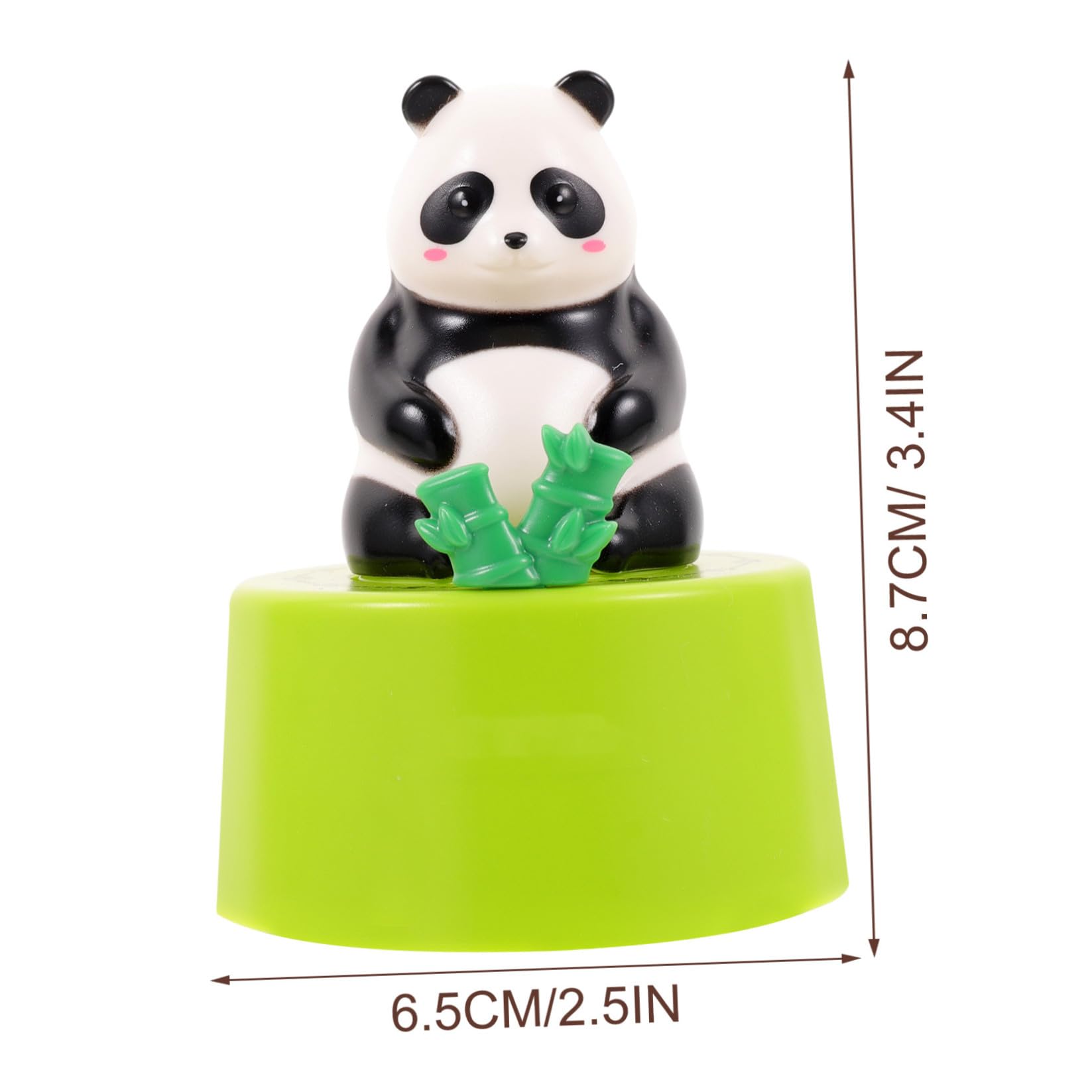 Mechanischer Küchentimer Panda Form Kreativer Kurzzeitwecker für Kochen Haushalt Küchen Deko Grün Cartoon Design