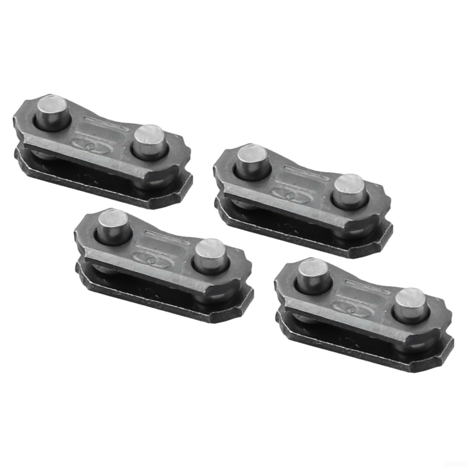 10 maglie in acciaio per motosega 325 058, dimensioni 1,5 x 0,5 cm, adatte per riparazioni e sostituzioni della catena della motosega