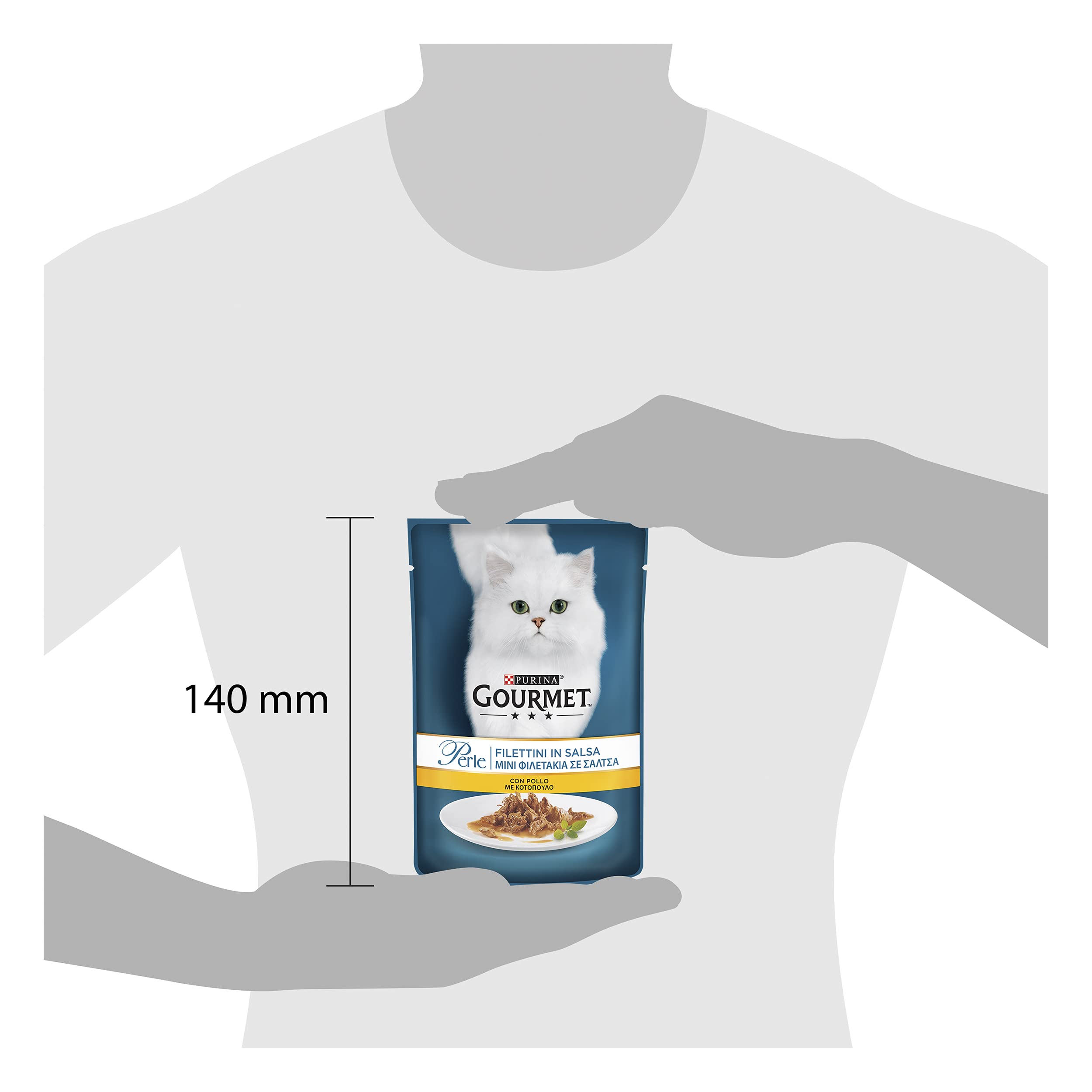 Gourmet Perle filetes de pollo 85 g, 24 Piezas