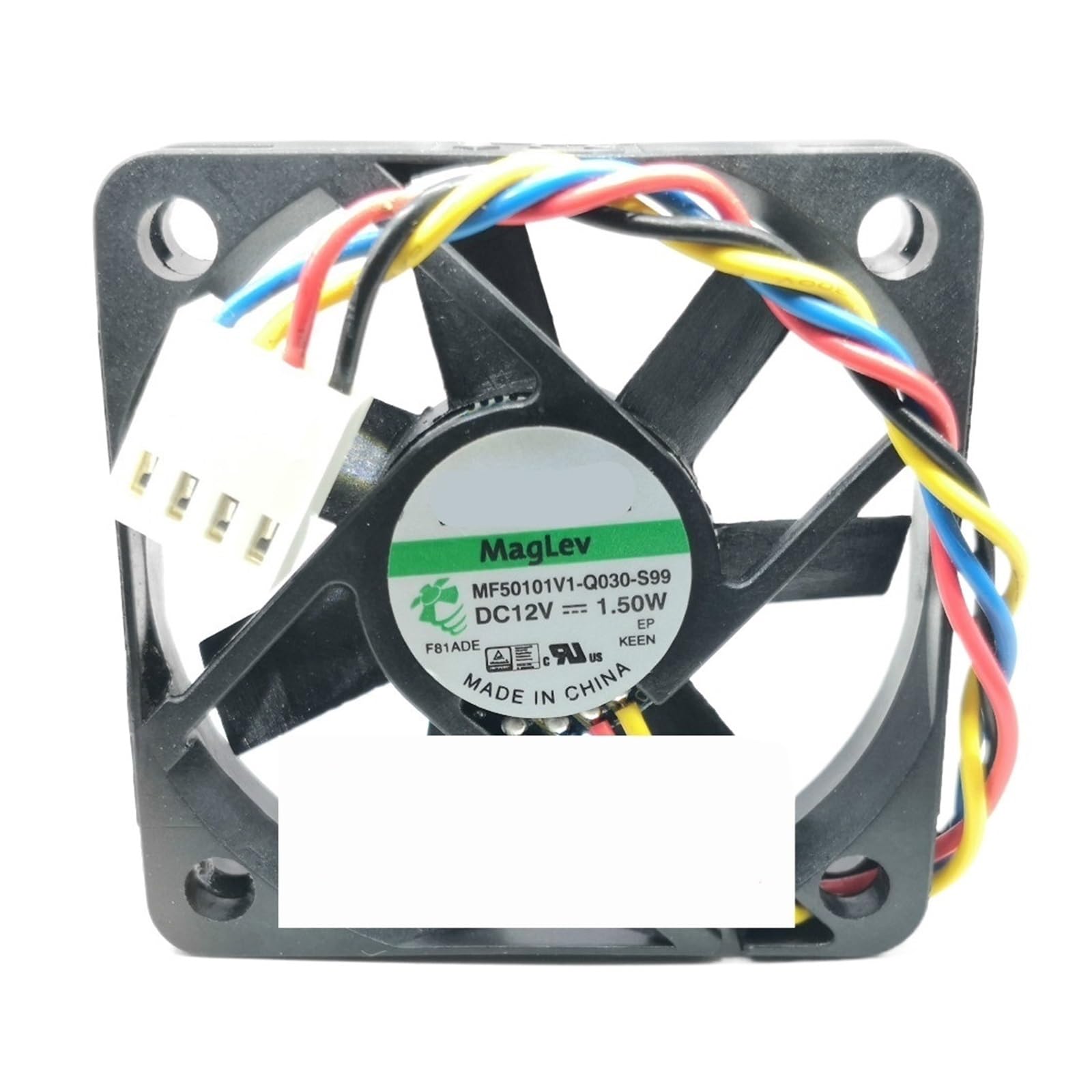TYHUJKKL MF50101V1-Q030-S99 5010 50mm 5cm DC 12V 1.50W 4wire PWM Server Cpu Cooler Heatsink Cooling Fan(Used)
