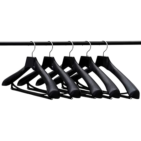 Amazon Co Jp Tokyohanger スーツハンガー ジャケットハンガー 安心の日本製 便利仕様 滑り止め加工 型崩れ防止 高級仕立て 丈夫な作り No0 L 幅43 5cm 5本セット 東京ハンガー ホーム キッチン