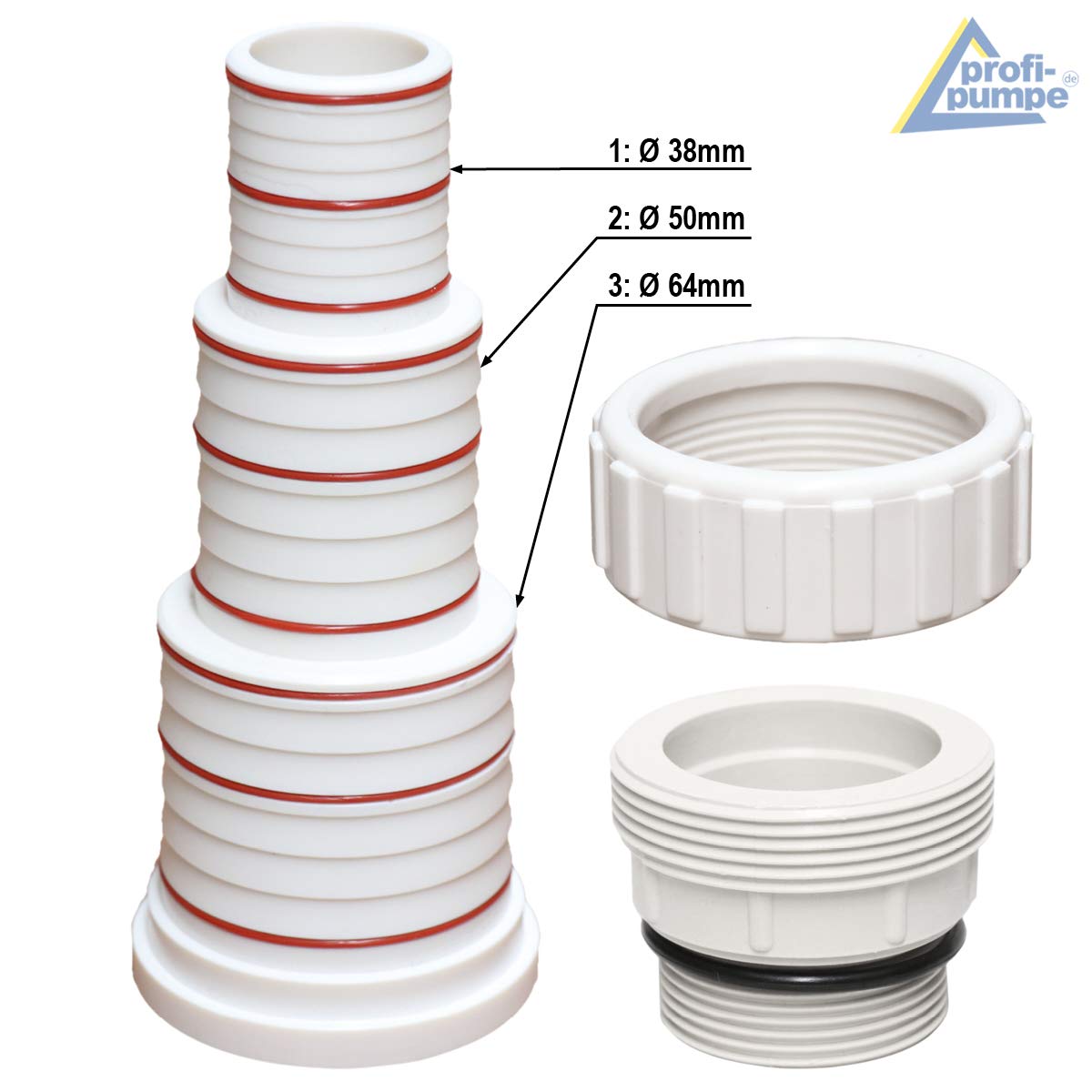 Lot De 4 Adaptateurs De Piscine A Et B,Adaptateur A Et Type B Pour