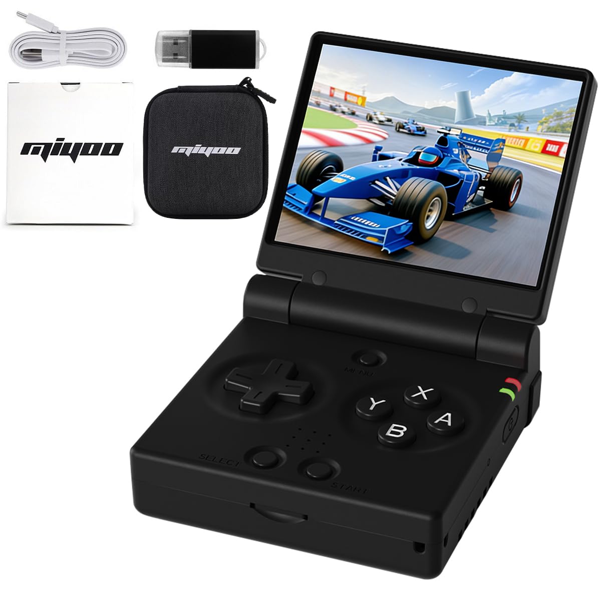 miyoo mini flip ブラック Amazon.com: Miyoo Mini Flip Handheld Game Console 2.8-inch 750*560