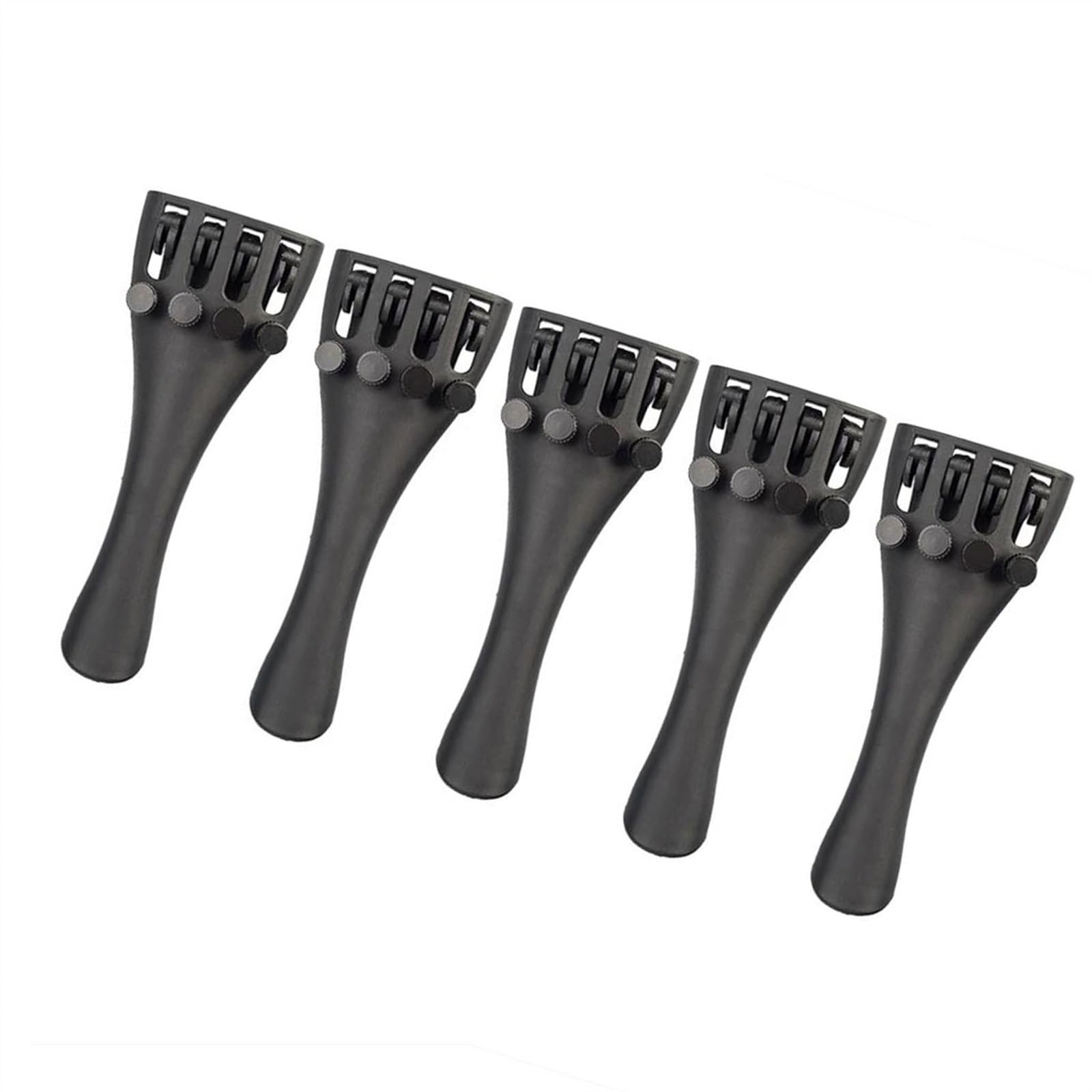 accessori violino 5 pezzi in fibra di carbonio per violino coda per violino con regolatori accordatori fini per 4/4