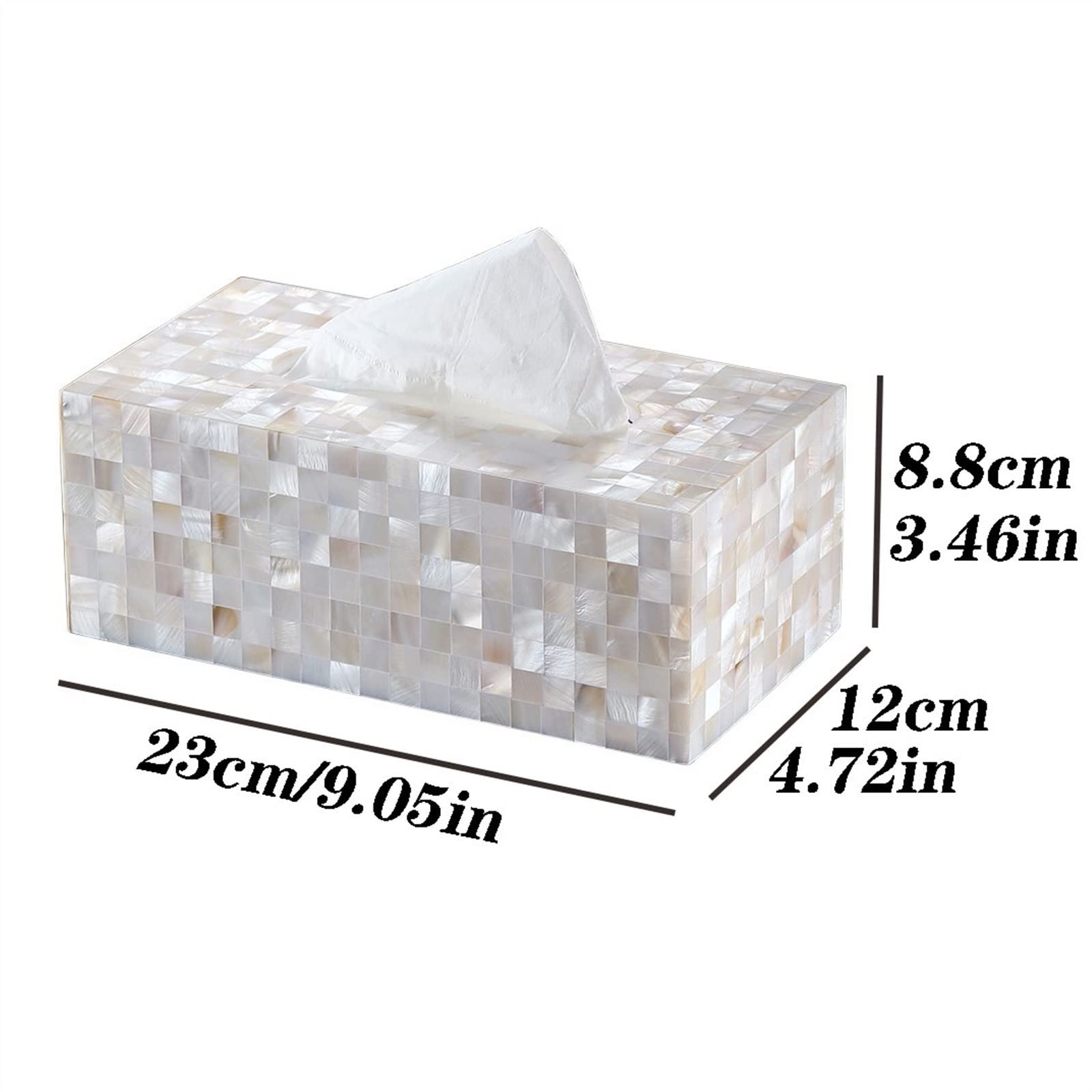 Pudełka Na Papier Toaletowy, Luksusowe, Lekkie, Z Muszli, Kreatywne Pudełko Na Serwetki, Szuflada Na Biurko, Uchwyt Na Chusteczki Do Toaletki, Dekoracja Łazienk