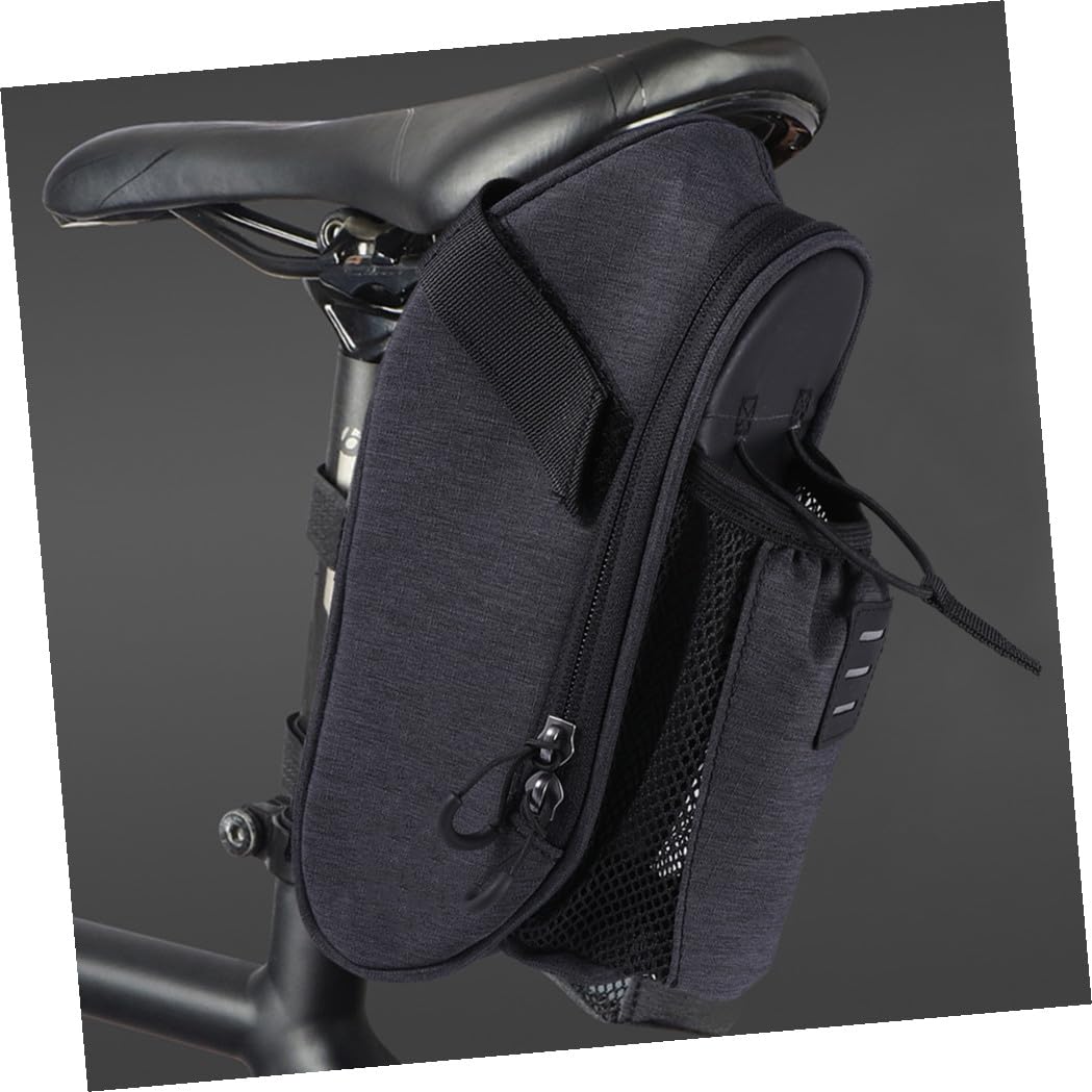 iplusmile Fahrradtasche 1, 8 L aus Dacron und Metall Schwarz für Bike