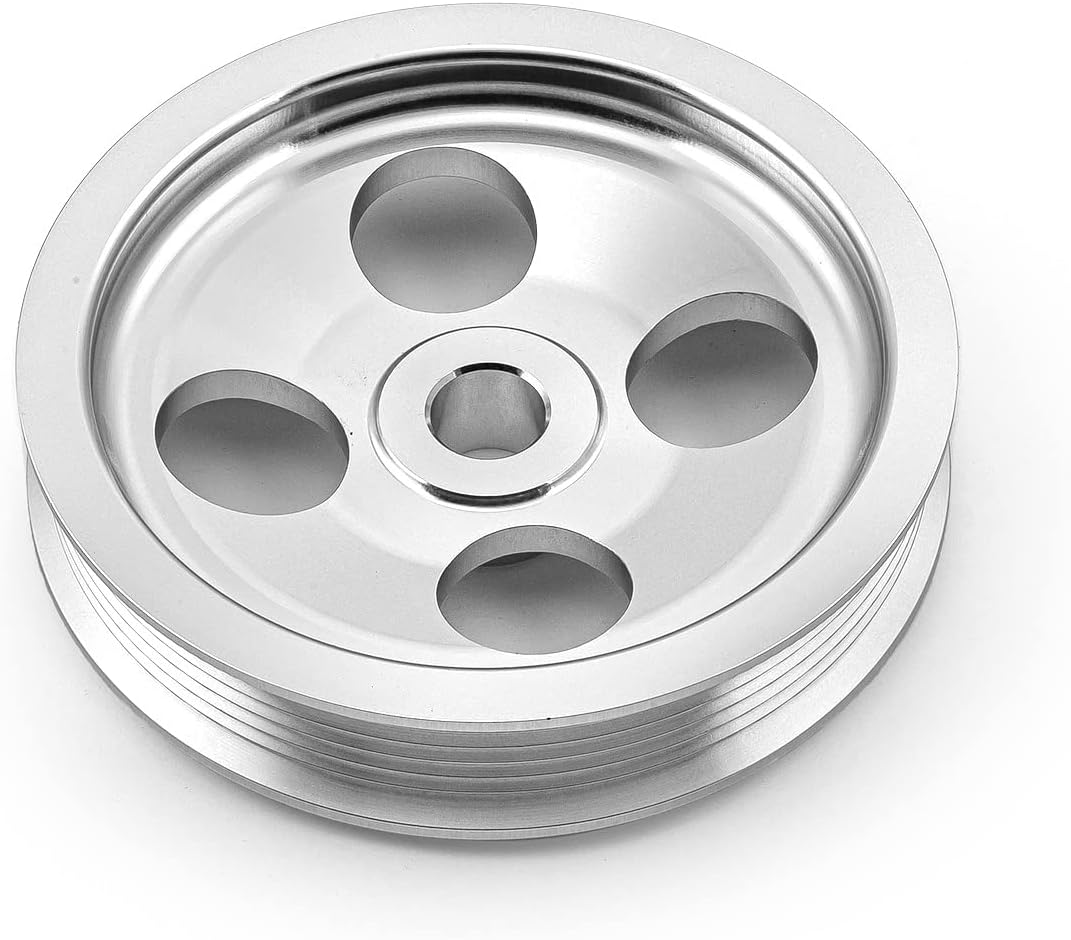 Speedmaster PCE240.1005 Compatible with Chevy GM Billet Type 2 Serpentine Press On Power Steering Pulley [0.669 in.]