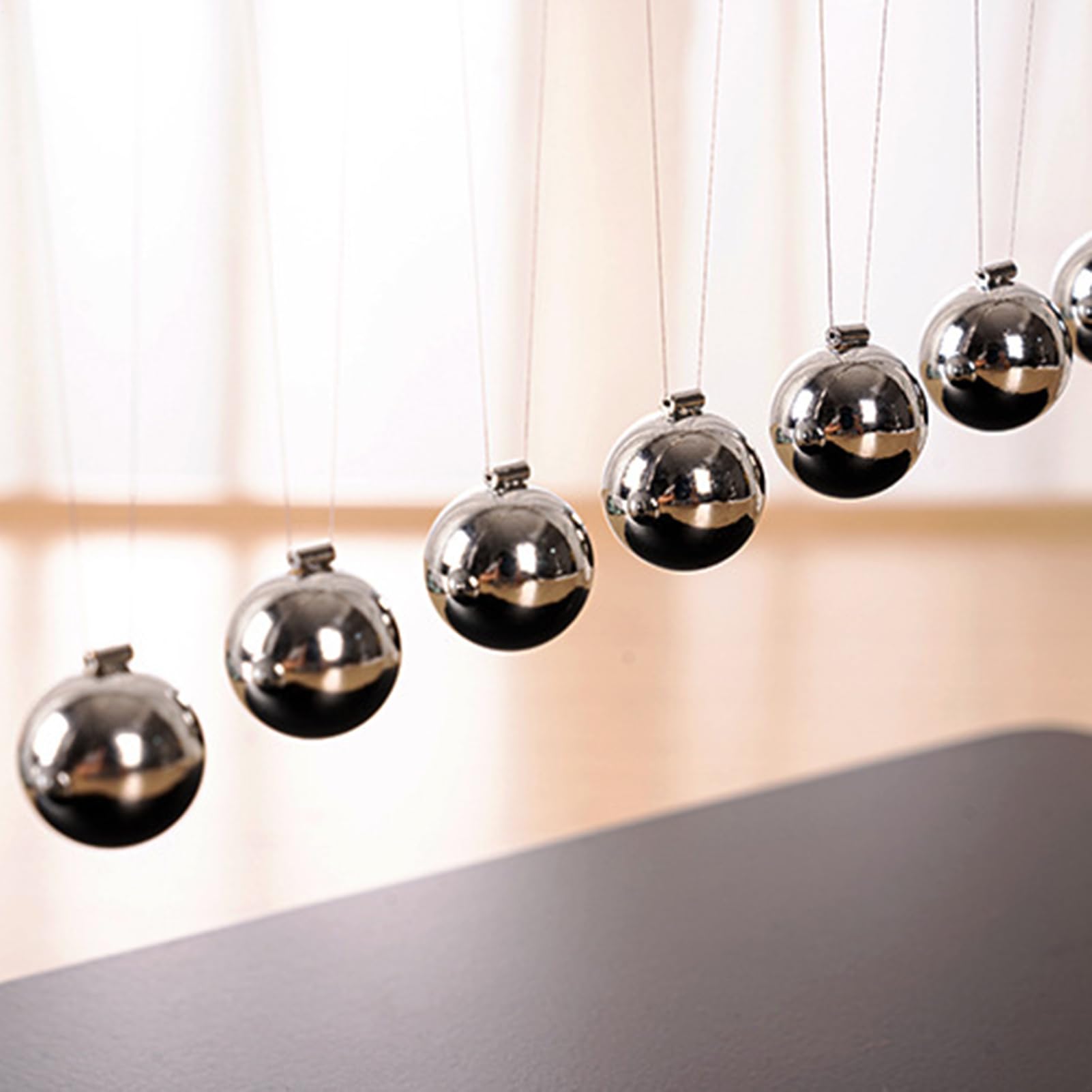 Newton COT - Newton | 12 Kugeln für das Gleichgewicht mit | wissenschaftlichen und physischen Gadgets, dekoratives Schreibtischspielzeug mit kinetischer Bewegung für Zuhause, Büro, Stud