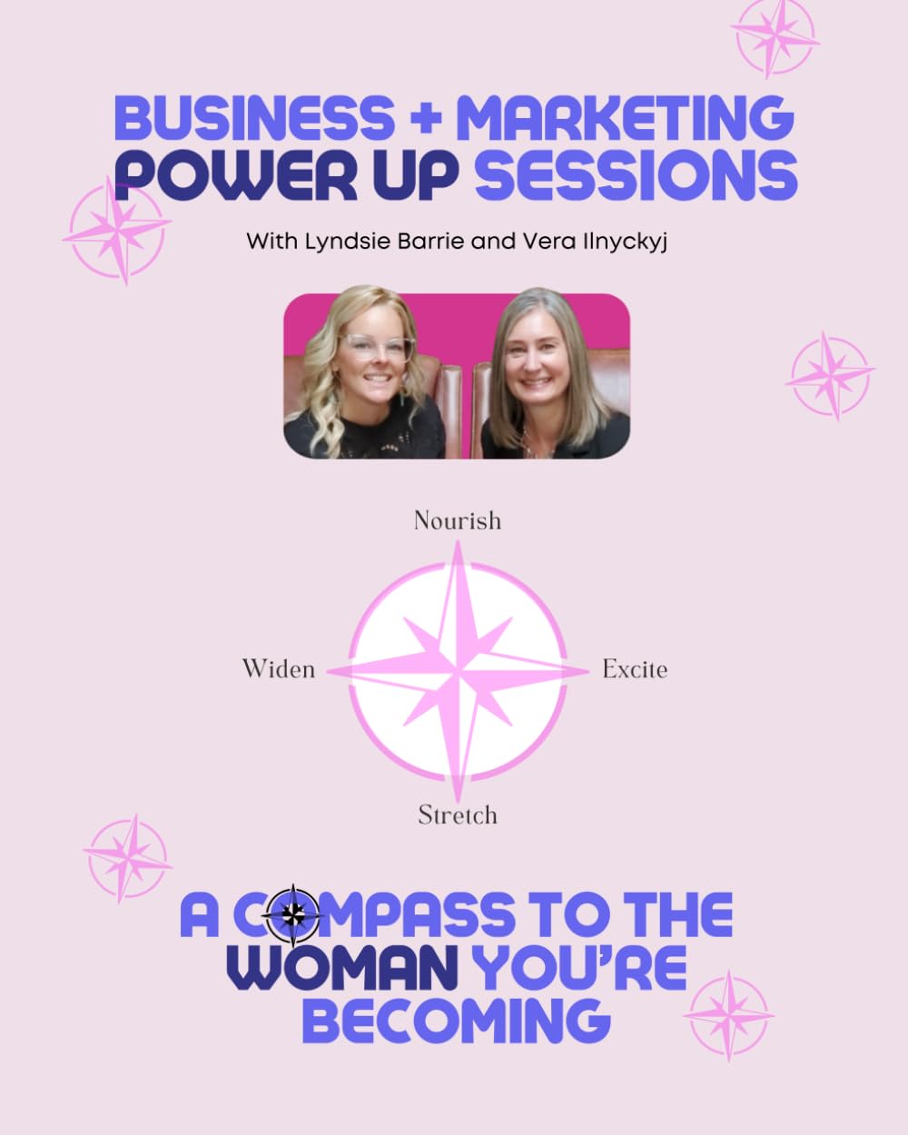 Business & Marketing PowerUp Workbook: A Compass To The Woman You're Becoming