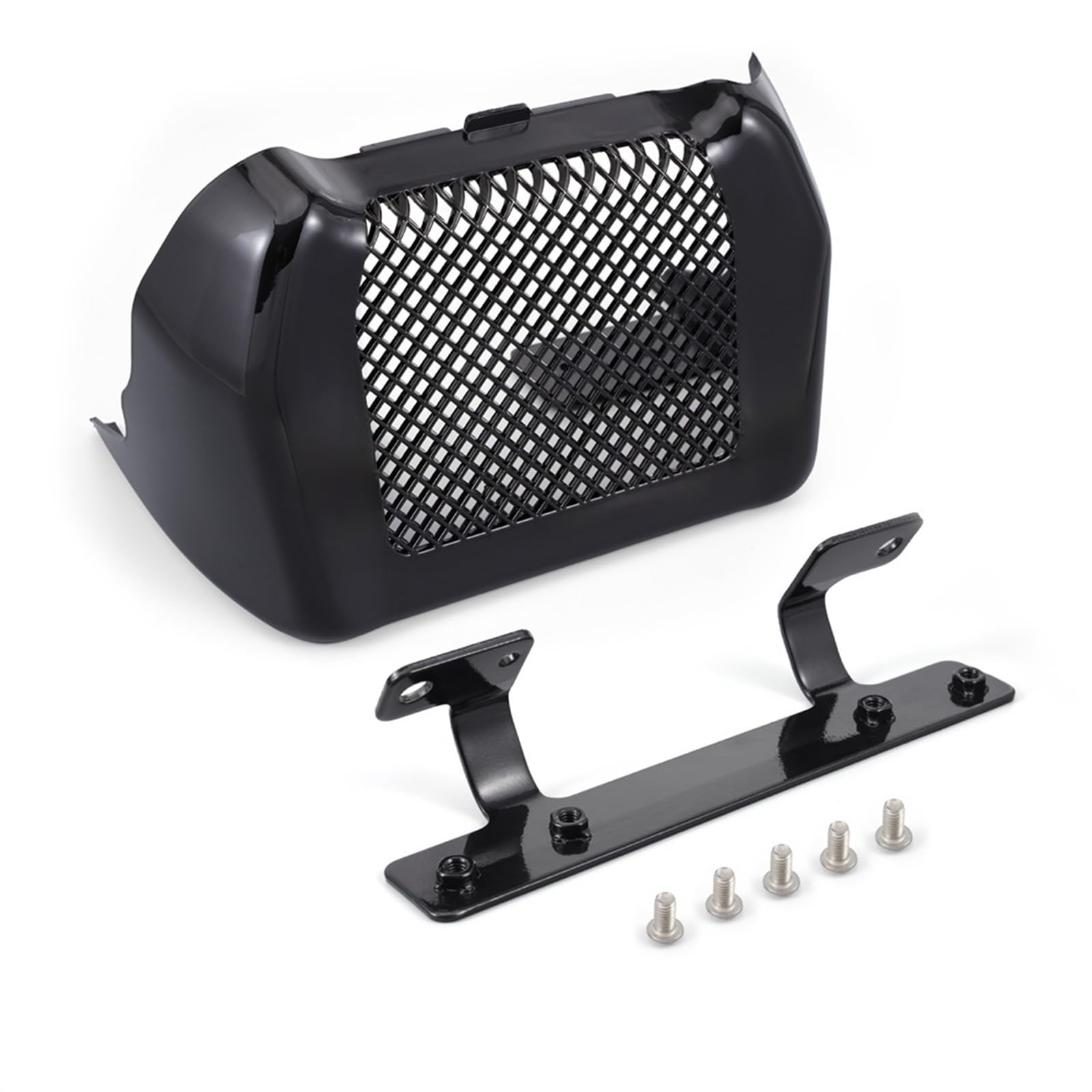 Chłodnica silnika Pasuje do Harley Touring Road King Road przemieszczanie się po ulicy FLHR FLHX 2017-2020 osłona chłodnicy oleju motocyklowego Chłodnica Oleju(Black)
