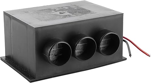 Calentador de coche 12 V 600 W 3 agujeros portátil calentador de invierno parabrisas calentamiento rápido descongelador calentador de coche