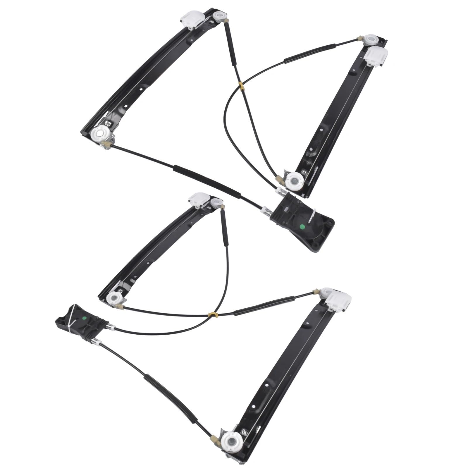 NOAUQWTV Power Window Regulator Front Left & Right Window Regulator C2Z31200 Fit for Jaguar X250 2008-2015