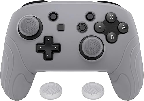 playvital Samurai Edition - Funda protectora ergonómica de silicona para Nintendo Switch Pro, suave y antideslizante, protector de agarre para