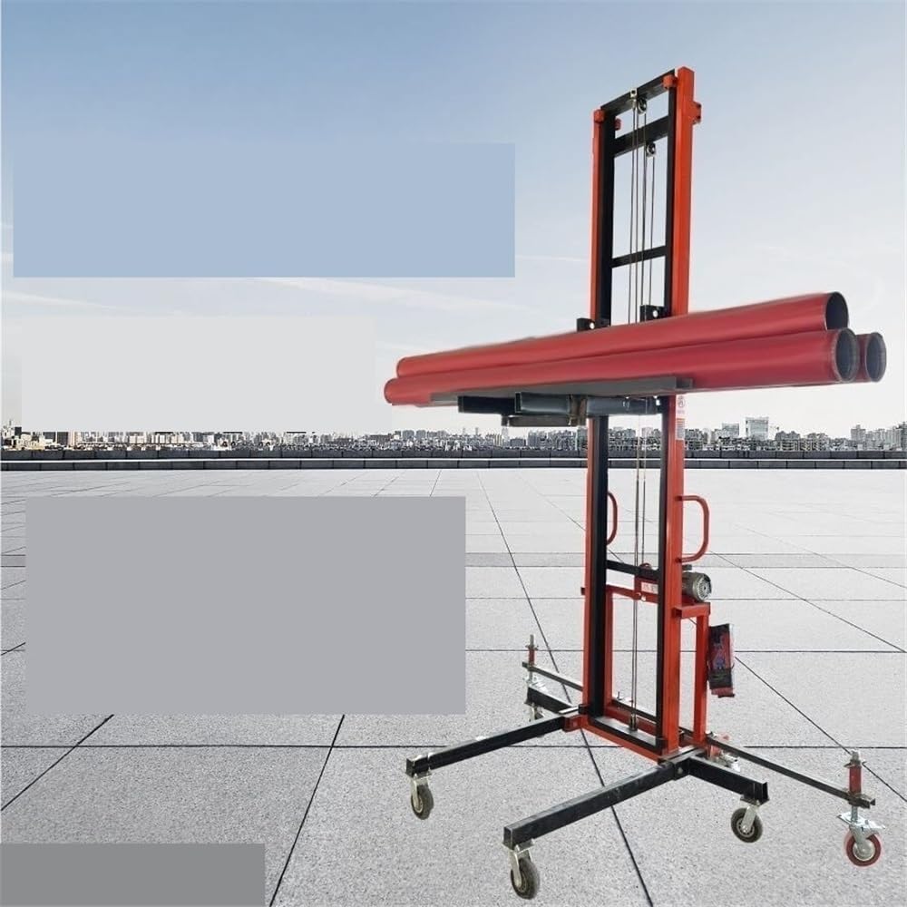 Piattaforma di sollevamento elettrica per merci, capacità 400 kg, doppio braccio di ventilazione per condotto di ventilazione, materiale, ideale per ascensori e sollevamento pesante Ta