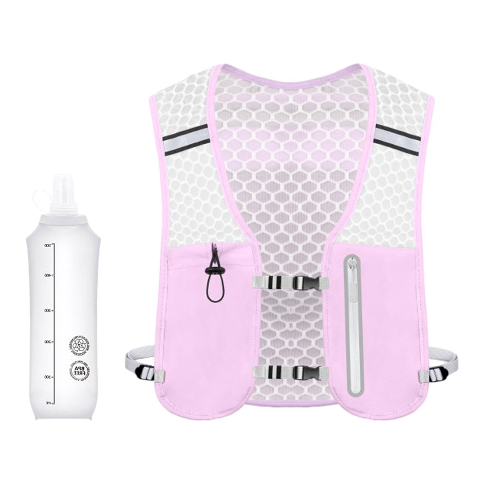 Running Vest Pack Sturdy Lightweight for Women Men for Outdoor Hiking Riding Violet-image-18