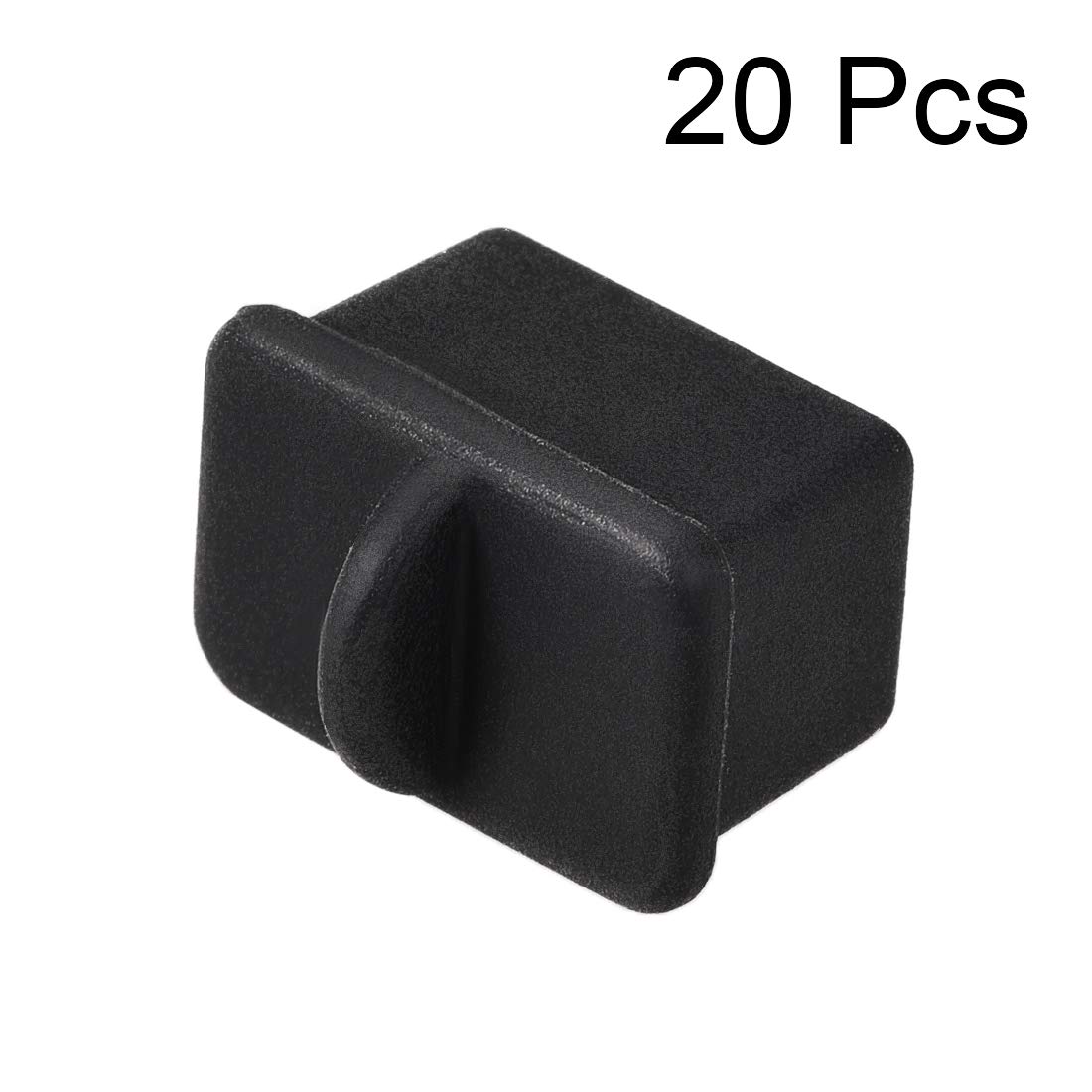 SFP SFP SFP28 Dust Cover Anti-Dust Fiber Optic Caps - Black Silicone - View #5