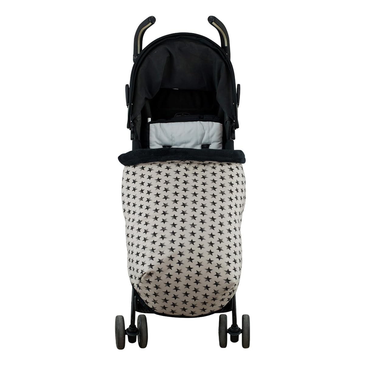 JYOKO Kids Saco Cubrepiés de Invierno Compatible con Portabebés, Sillas de Coche y Cochecitos de Paseo | Polar Teddy Extra Suave | Hecho en España (Dark Sky, Polar Teddy - 80 Cm)