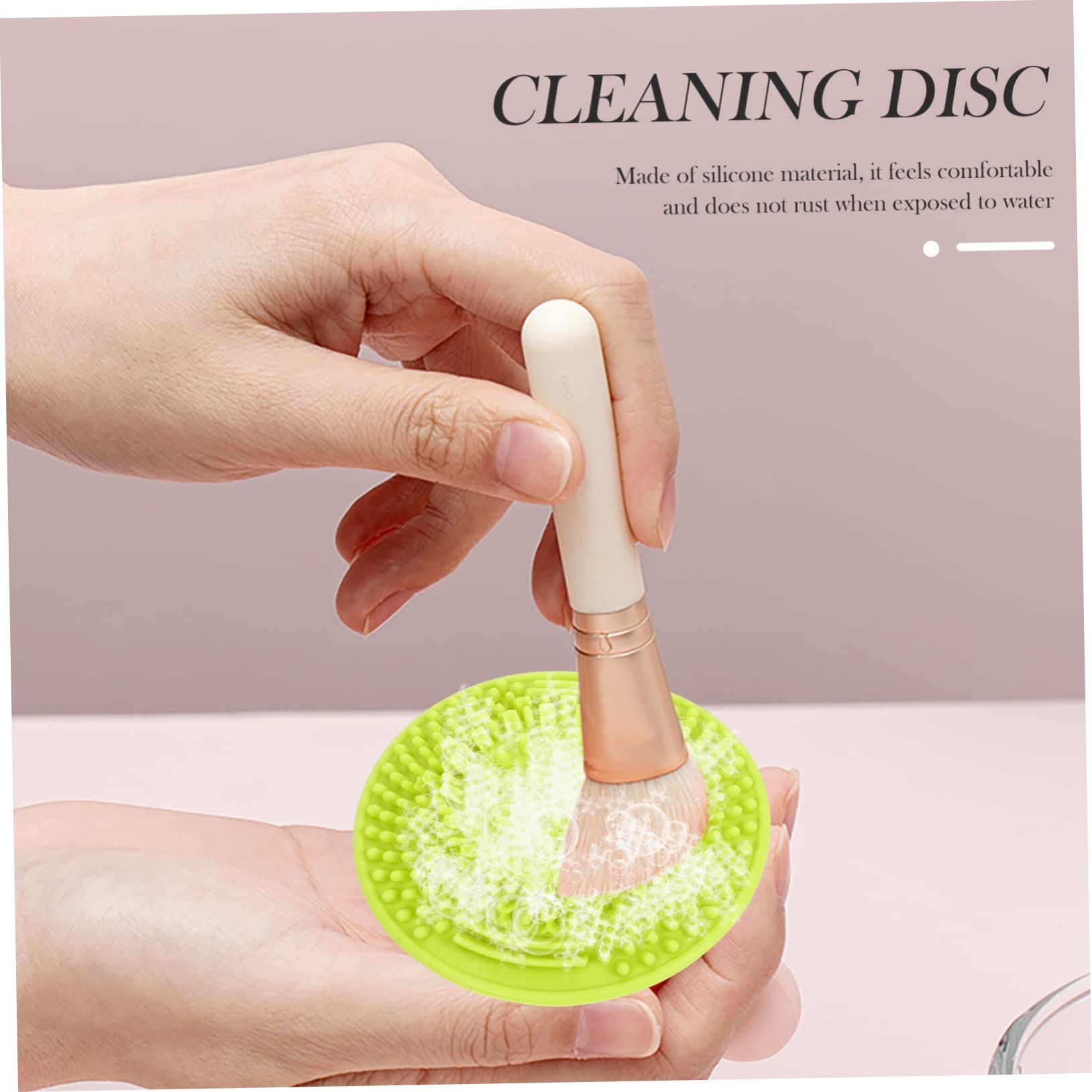 MAGICLULU 15 Stk Make-up-Pinselbecher Reinigungspad für Make-up-Pinsel Make-up-Pinsel-Waschbecher-Set Reinigungsmatte für Make-up-Pinsel Make-up- Make-up Pinsel Wäscher bilden Bürste