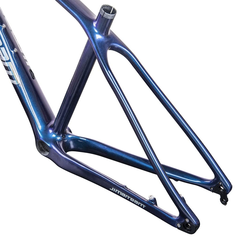 Carbon MTB Rahmen 27.5er 29er Hardtail Mountainbike 15'' 17'' 19'' Scheibenbremse Fahrrad Steckachse 12x142mm Interne Kabelführung (Farbe: Discoloration A, Größe 29 * 15'')