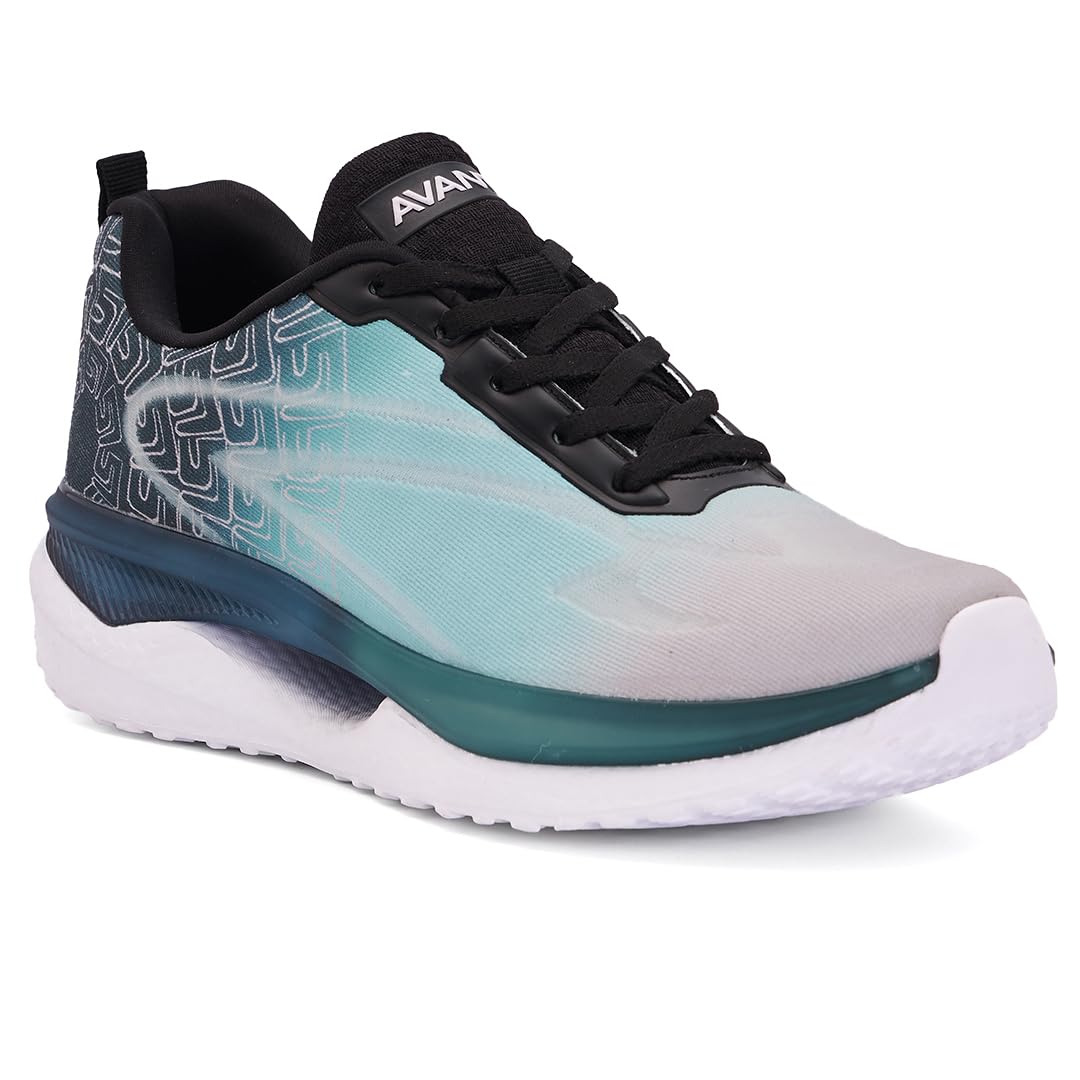 AVANT Mens Spark Active Sports Shoes - Black/Sky Blue- UK 8 (B0CZ7JKBSM) Amazon Price History, Amazon Price Tracker
