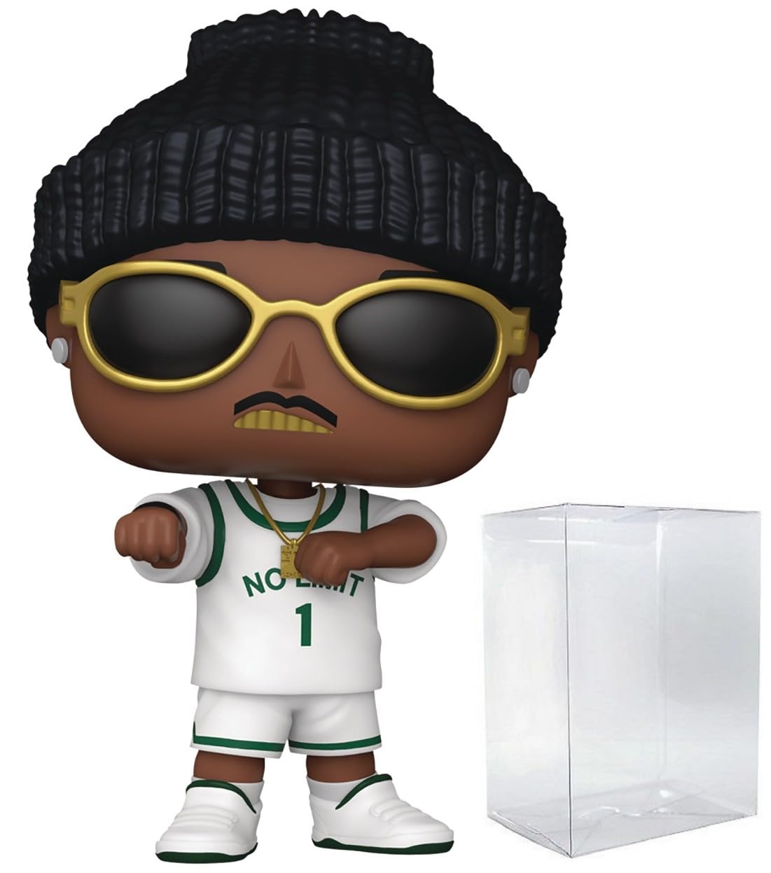 POP Rocks: No Limit - Master P Funko Vinyl Figure (Bundled with Compatible Box Protector Case), Multicolored, 3.75 inches
