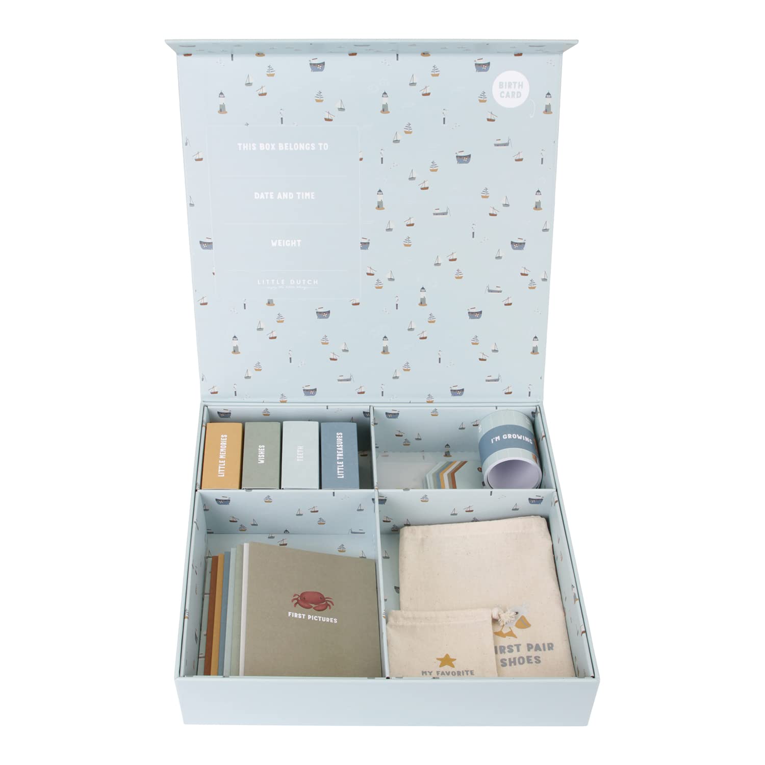 Little Dutch 4749 Erinnerungsbox - Sailors Bay blau