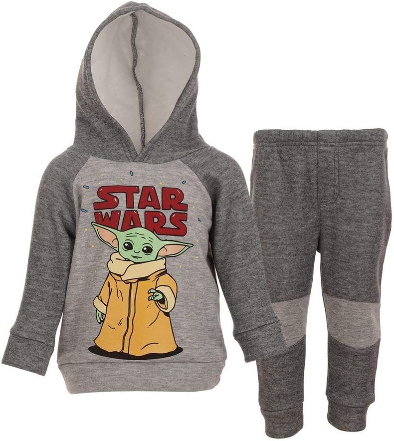 STAR WARS The Child Pullover Hoodie and Pants Outfit Set Infant to Big Kid