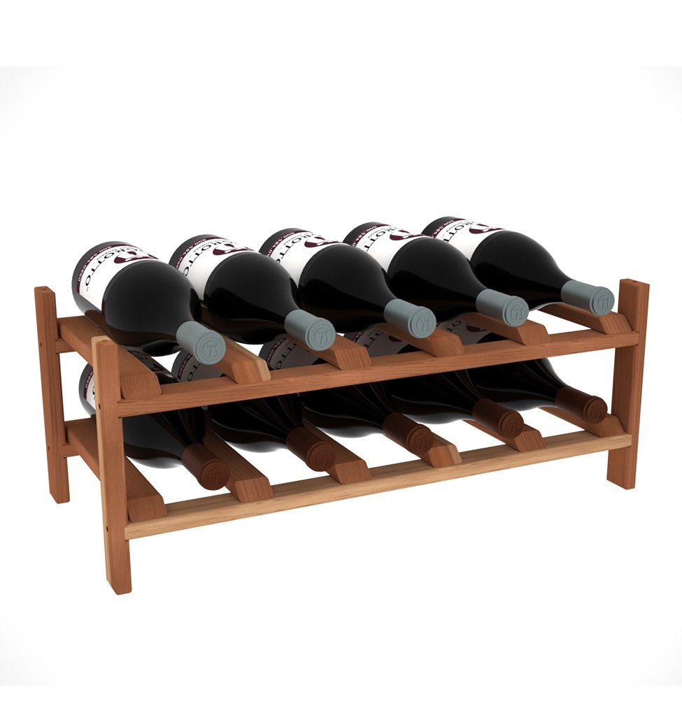 Creekside Magnum 10 Bottle Modular Wine Shelf, 12