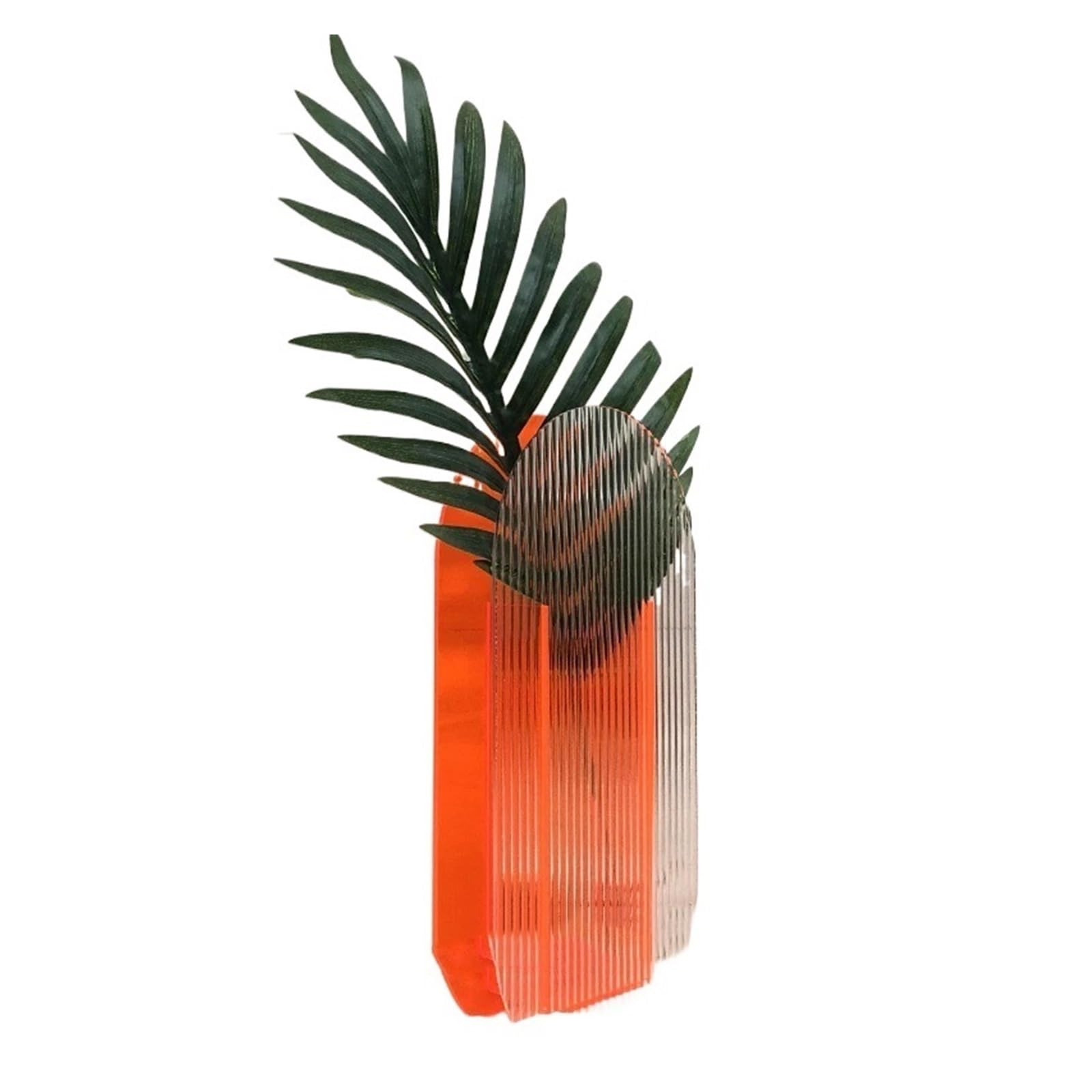 Luoaxinn Red Acrylic Vase Acrylic Flower Vase