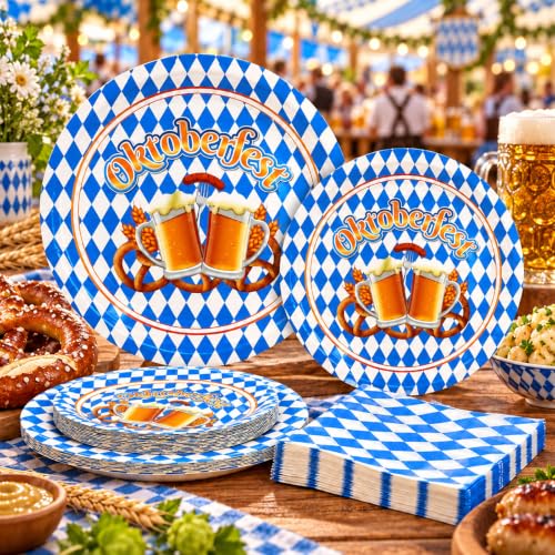 MCCKLE Oktoberfest Party Supplies, 288PCS...