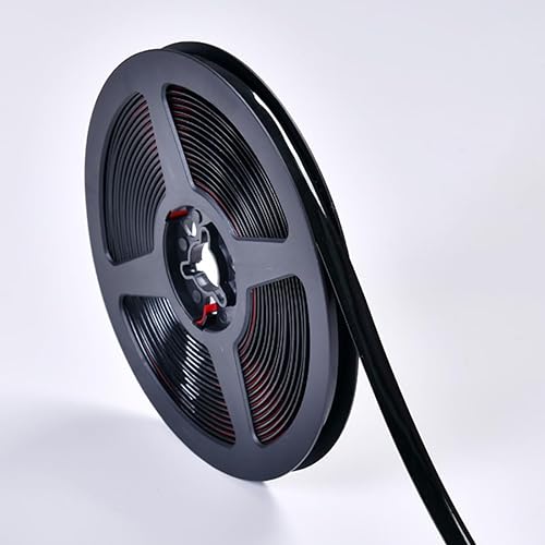 Moldeado flexible de un cuarto redondo autoadhesivo, tira impermeable para calafatear para bordes de pared, bordes de techos, borde de gabinete,