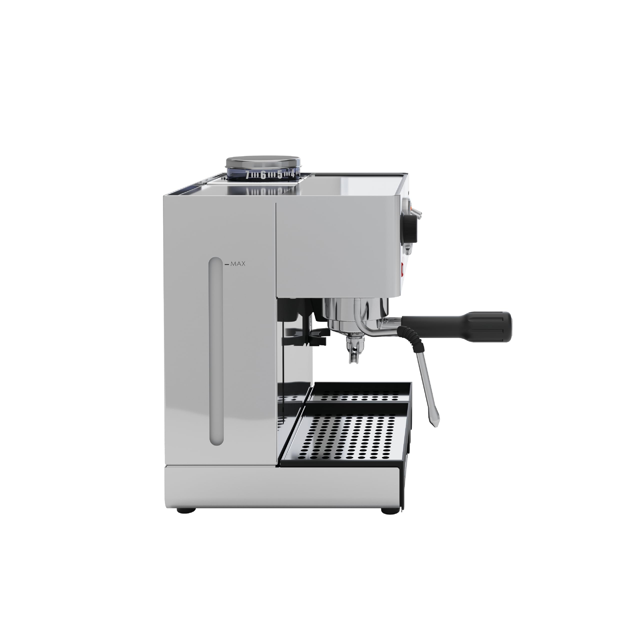 Lelit PL042TEMD Anita, Macchina da caffè prosumer con macinacaffè Integrato e TermoPID, 1200 W, 2 Cups, Acciaio Inossidabile, Argento